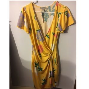 *New* Yellow floral dress